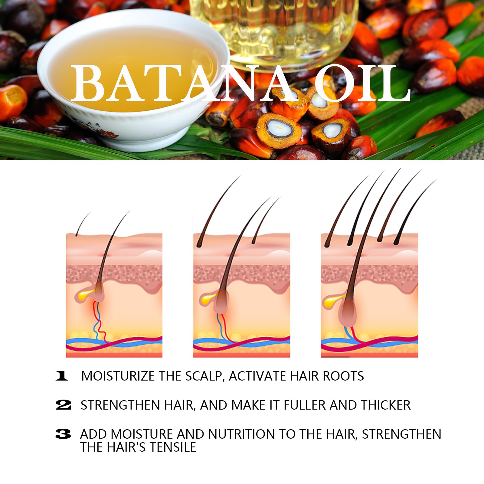 Discoliner Batana Oil frizz control and natural shine without heaviness.