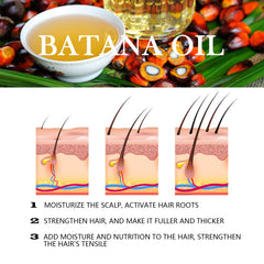 Discoliner Batana Oil frizz control and natural shine without heaviness.