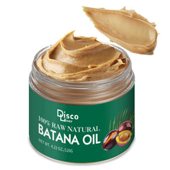 Discoliner Batana Oil hair growth bottle pour for thicker, longer hair.