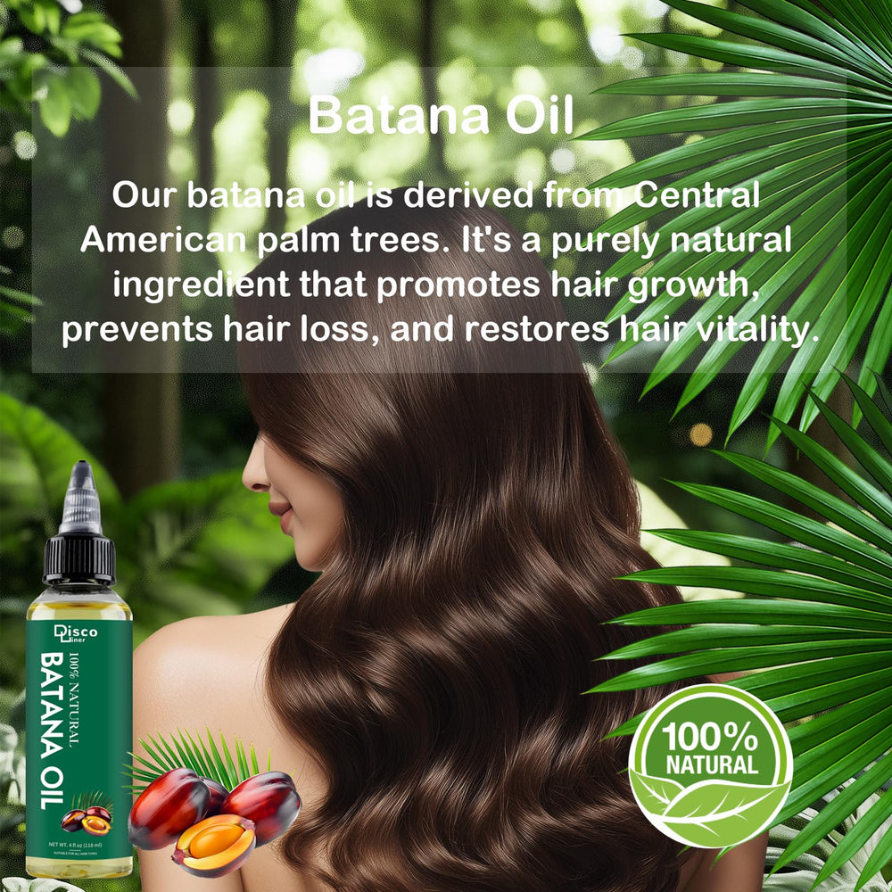 Discoliner Batana Oil scalp treatment delivers soothing moisture and itch relief.
