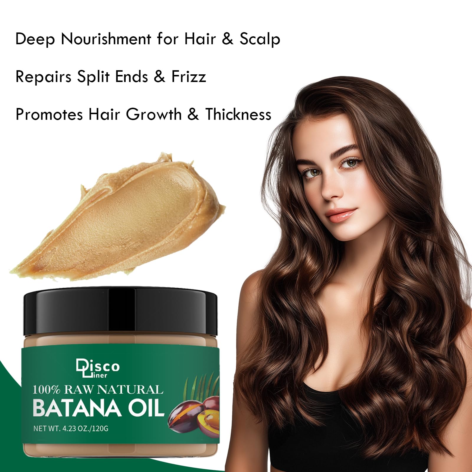 Discoliner Batana Oil skin moisturizer for dry patches and even tone.