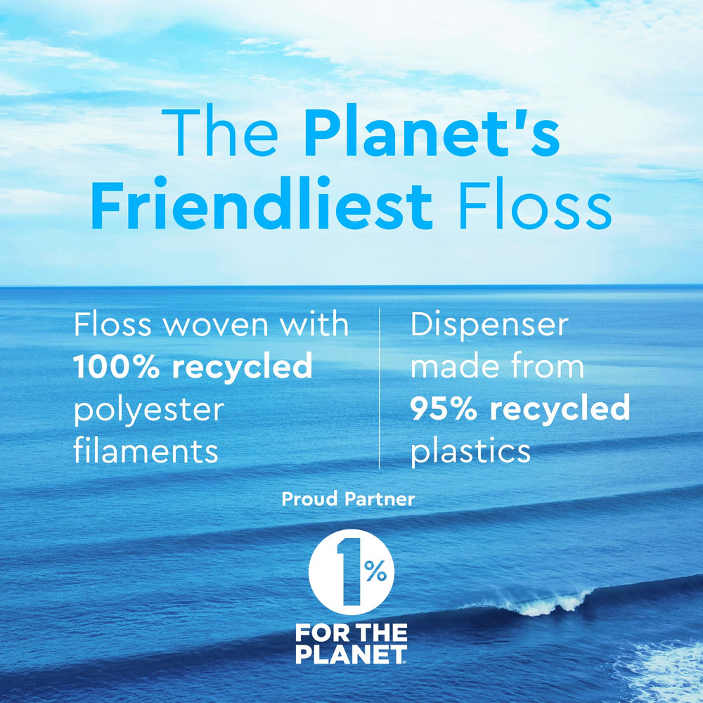 Dispenser made from recycled plastics supporting 1% For The Planet programs