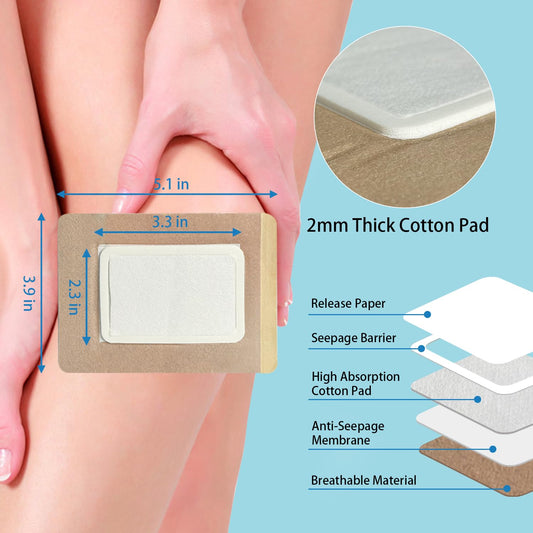disposable castor oil patches packaging