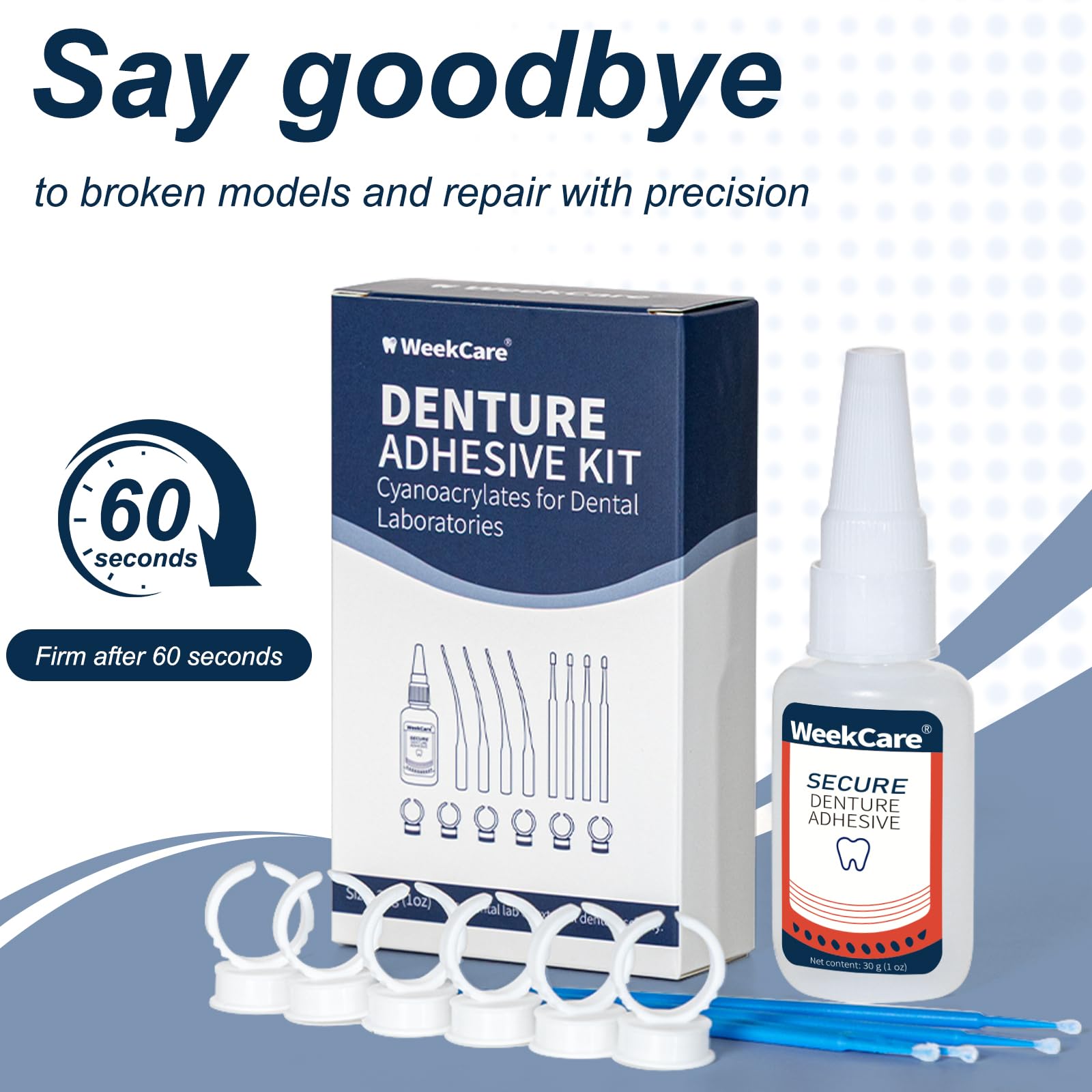 Disposable gloves for denture lab repairs