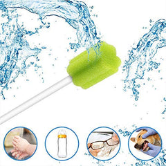 Variety of colors available for Disposable Untreated Oral Care Swabs (Red, Blue, Green, Yellow, Pink)