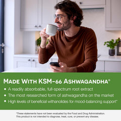Vegan, gluten-free, sugar-free ashwagandha dissolvable tablet