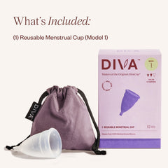 DIVA Cup Model 1 in use demonstrates comfortable insertion for daily cycles