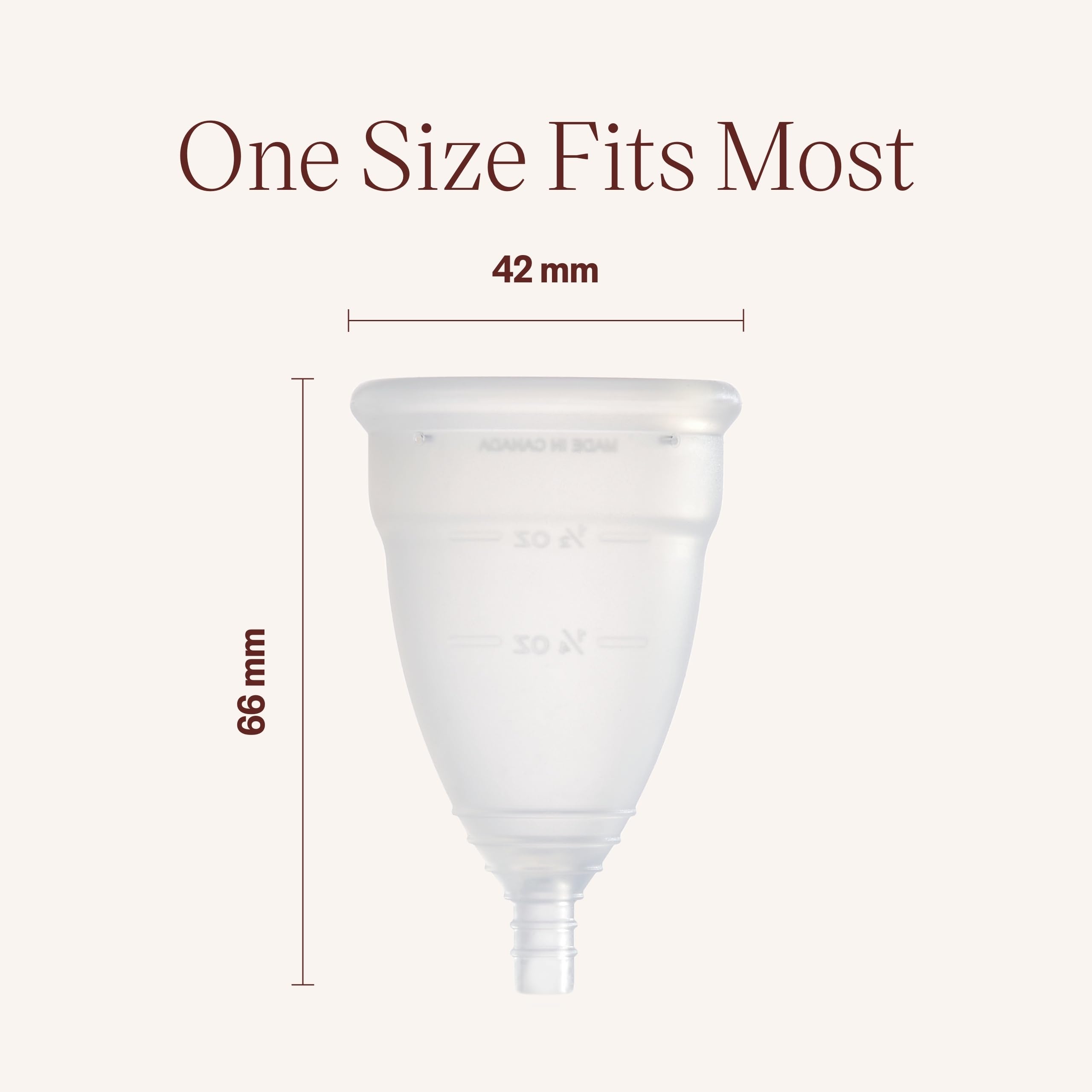 DIVA Cup Model 1 leak-proof holes promote a secure seal during wear