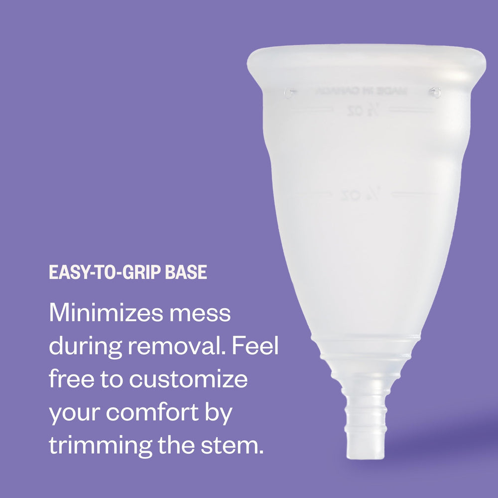 DIVA Cup Model 0 ergonomic design supports first-time users with comfort.