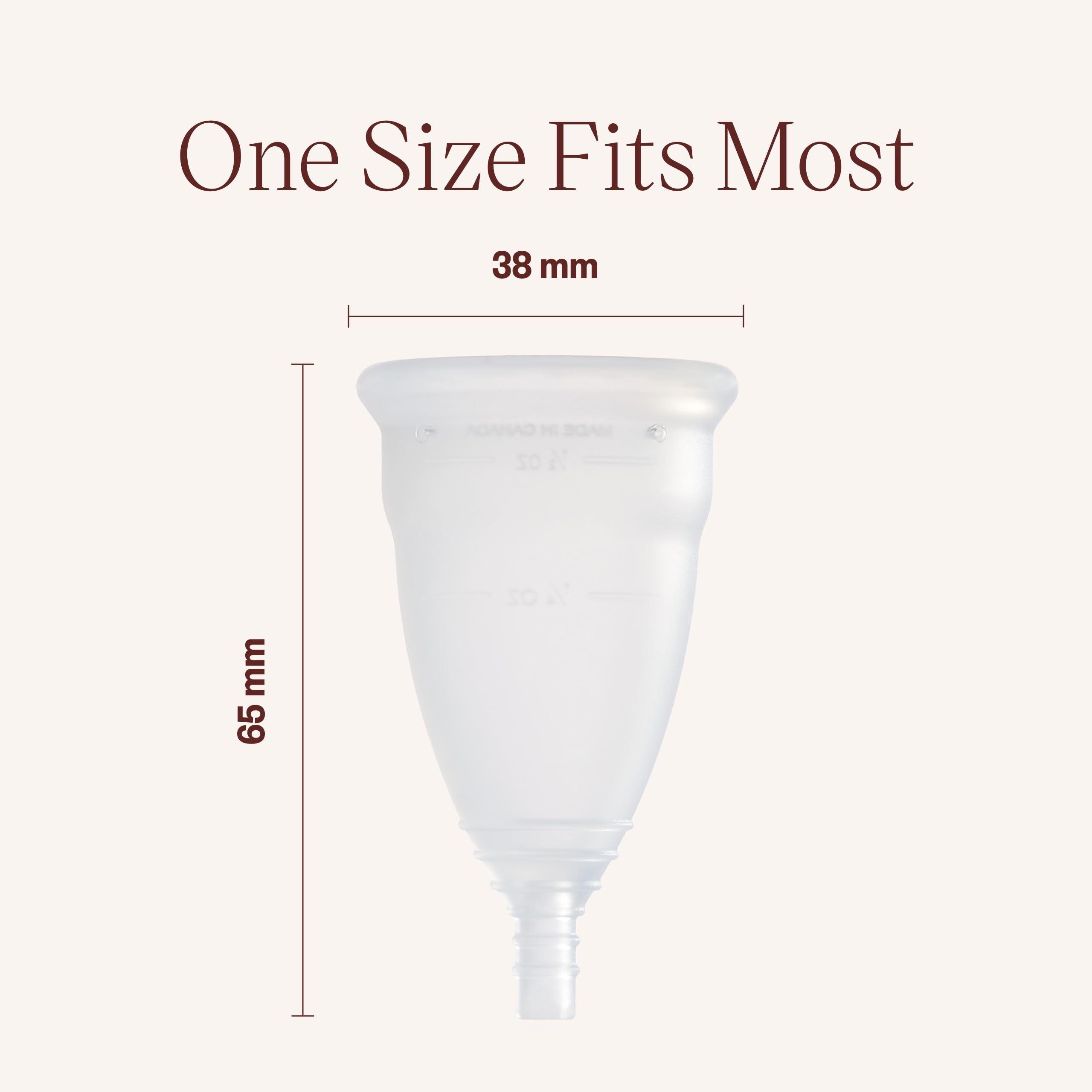 DIVA Cup Model 0 leak-resistant air holes for a secure seal.