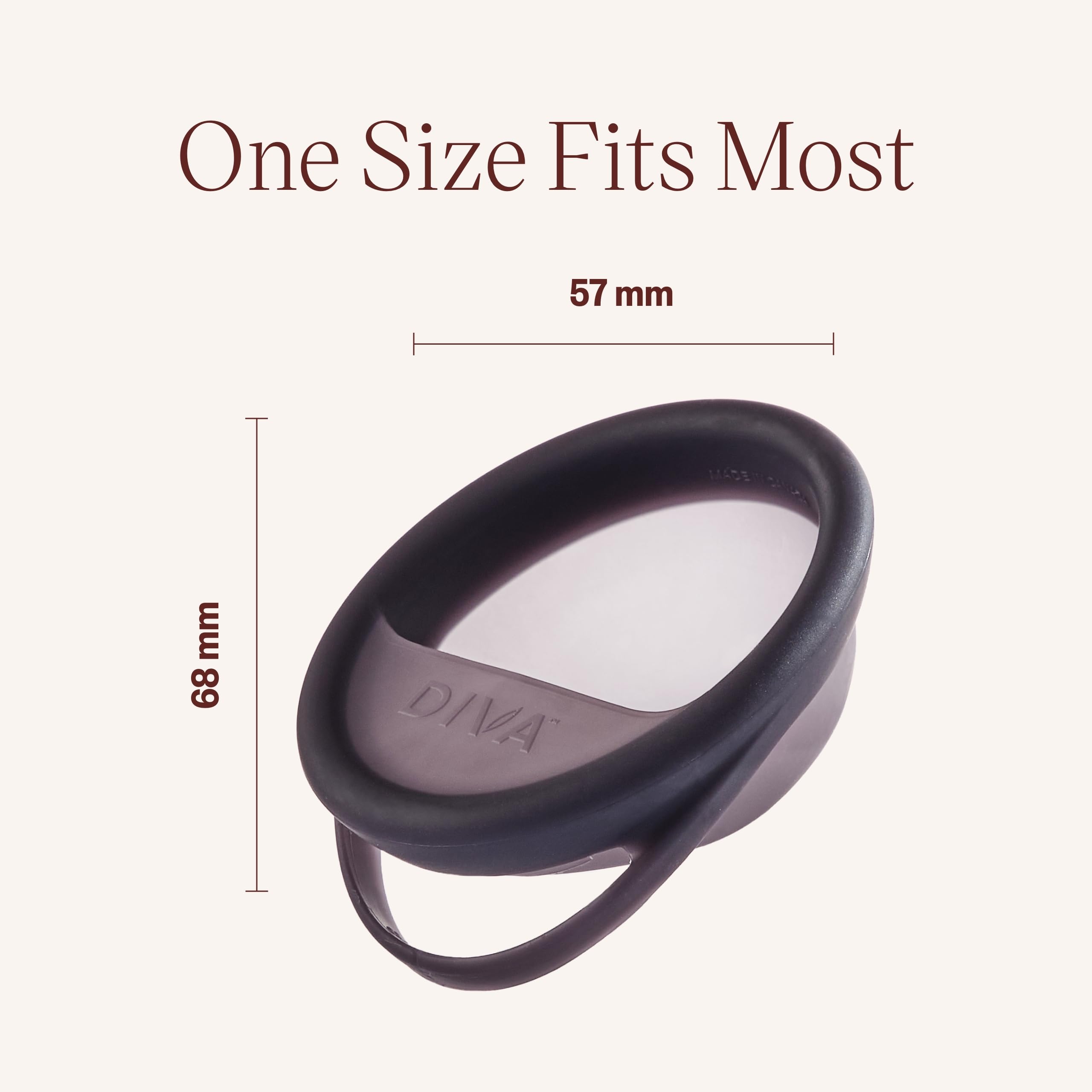 DivaDisc leakproof shield feature for worry-free days and active routines.