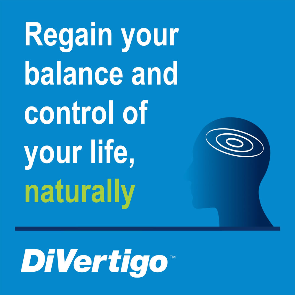 DiVertigo drops applied behind the ear for on-the-go relief.