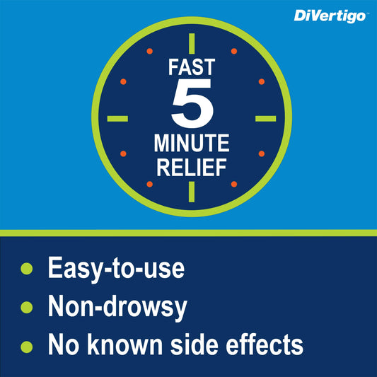 DiVertigo drops applied behind the ear for fast, discreet relief.