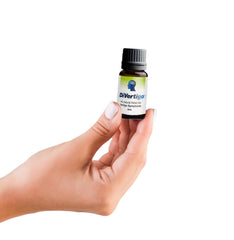 DiVertigo liquid drops bottle with dropper for quick dizziness relief on the go.