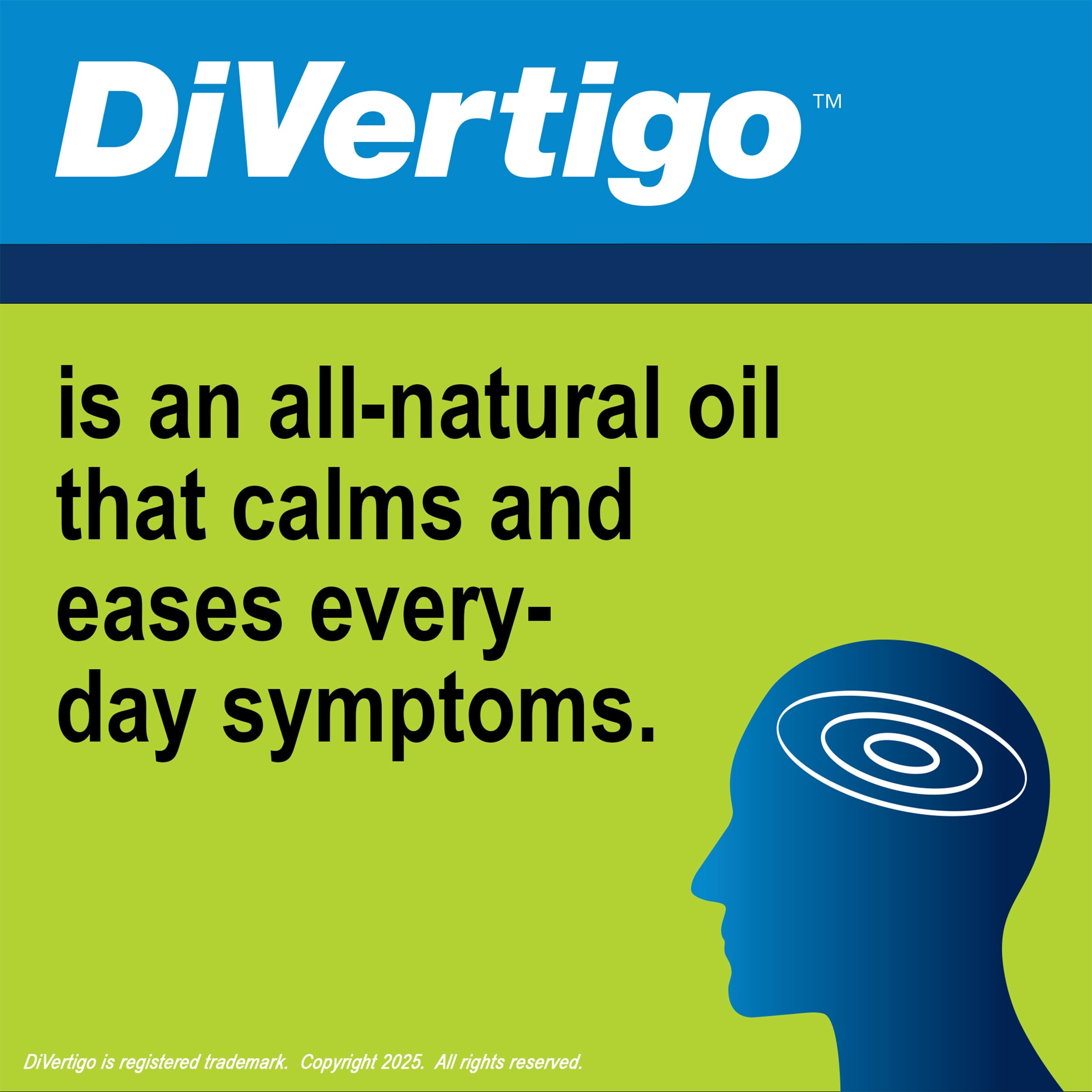 DiVertigo packaging and label highlight natural ingredients for vertigo support.