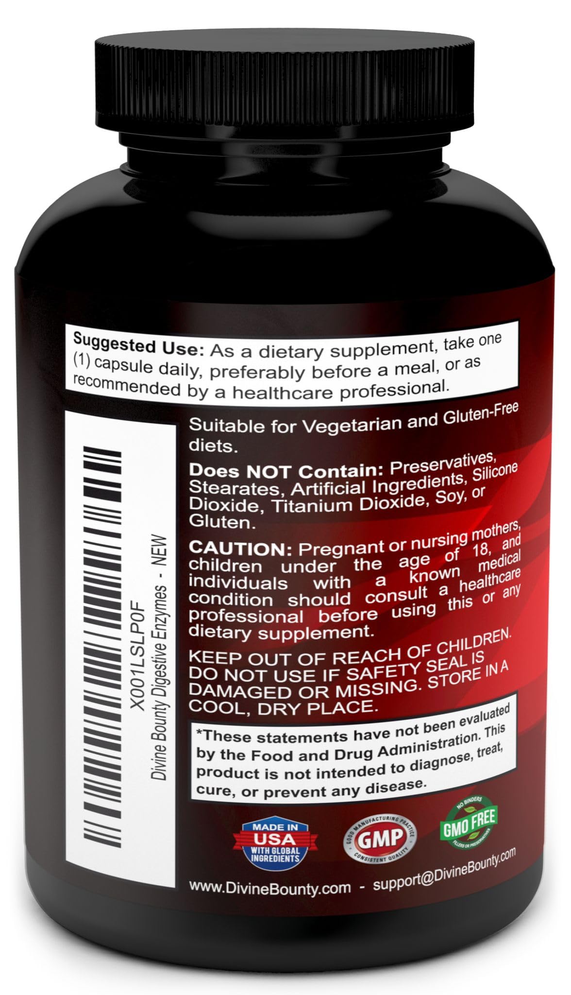 Probiotic and prebiotic blend packaging with vitamins
