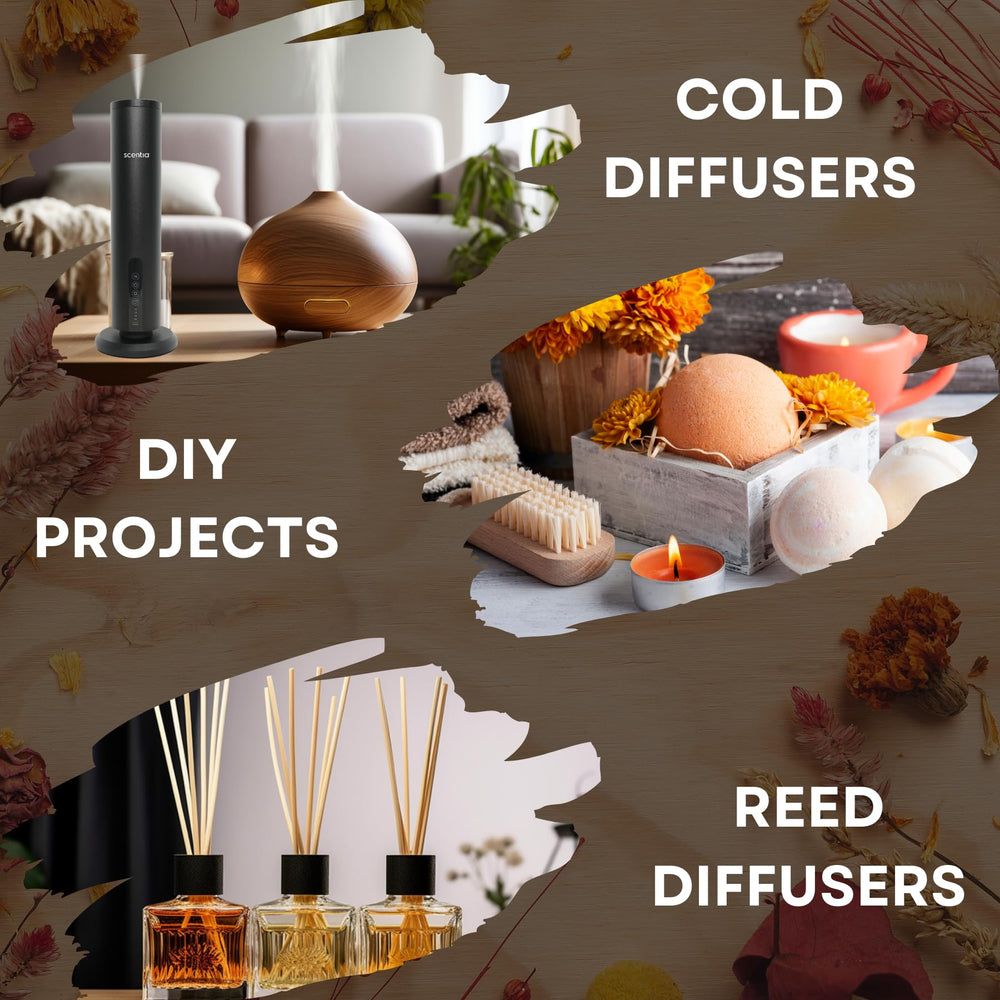 DIY candles and soaps using Citrus Harmony essential oil blend
