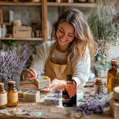 DIY candles with Myrrh Essential Oil