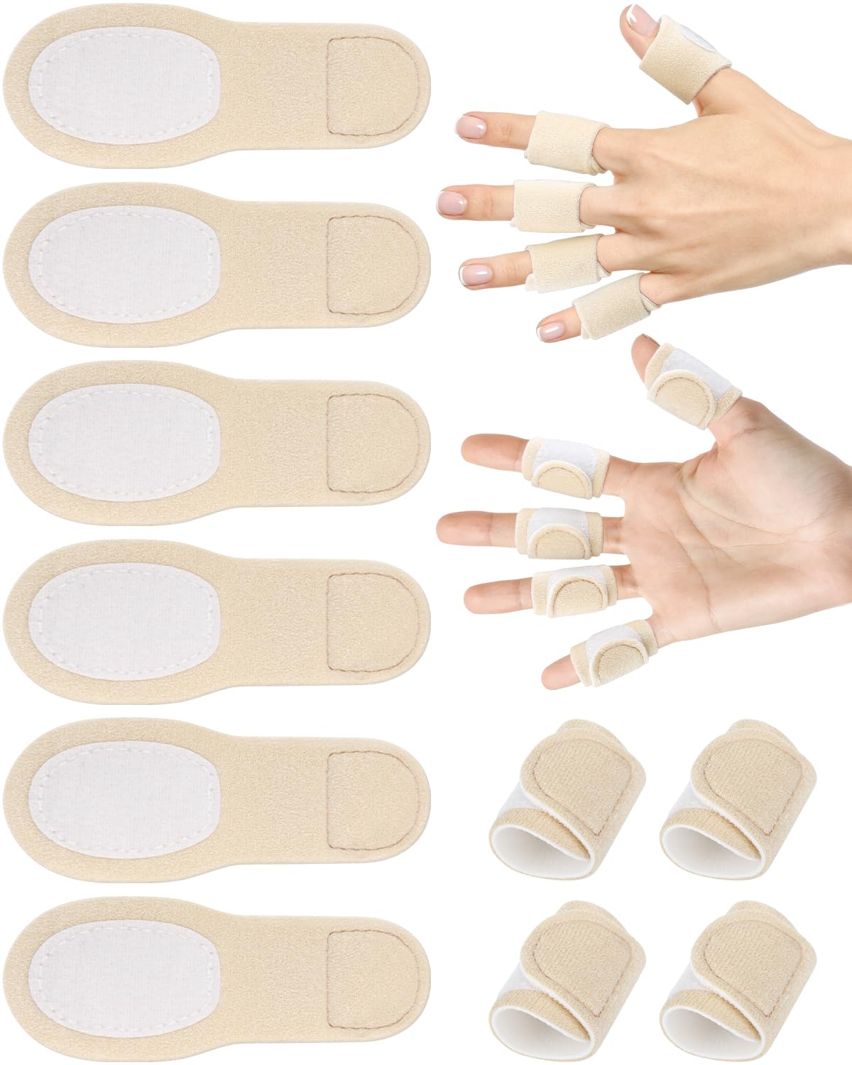 DLMDLM Castor Oil Pack Wrap for Fingers - soft organic cotton material