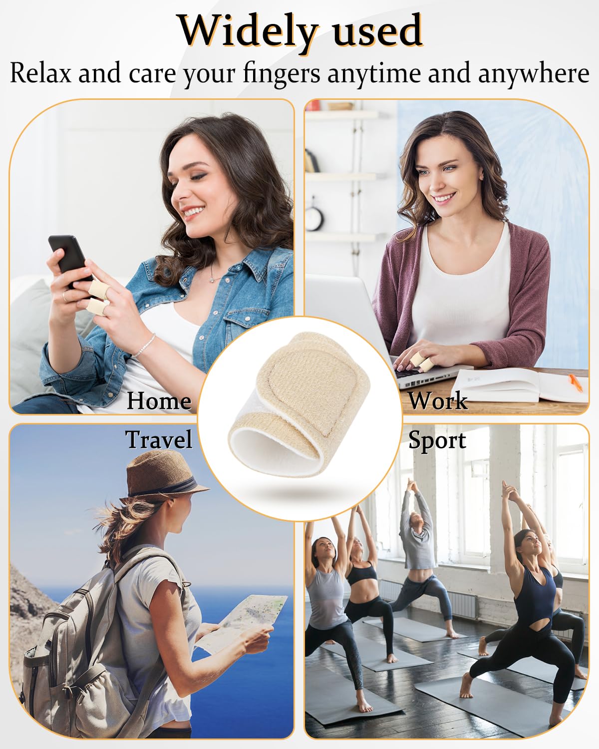 Comfortable hand wraps for arthritis and tendonitis relief