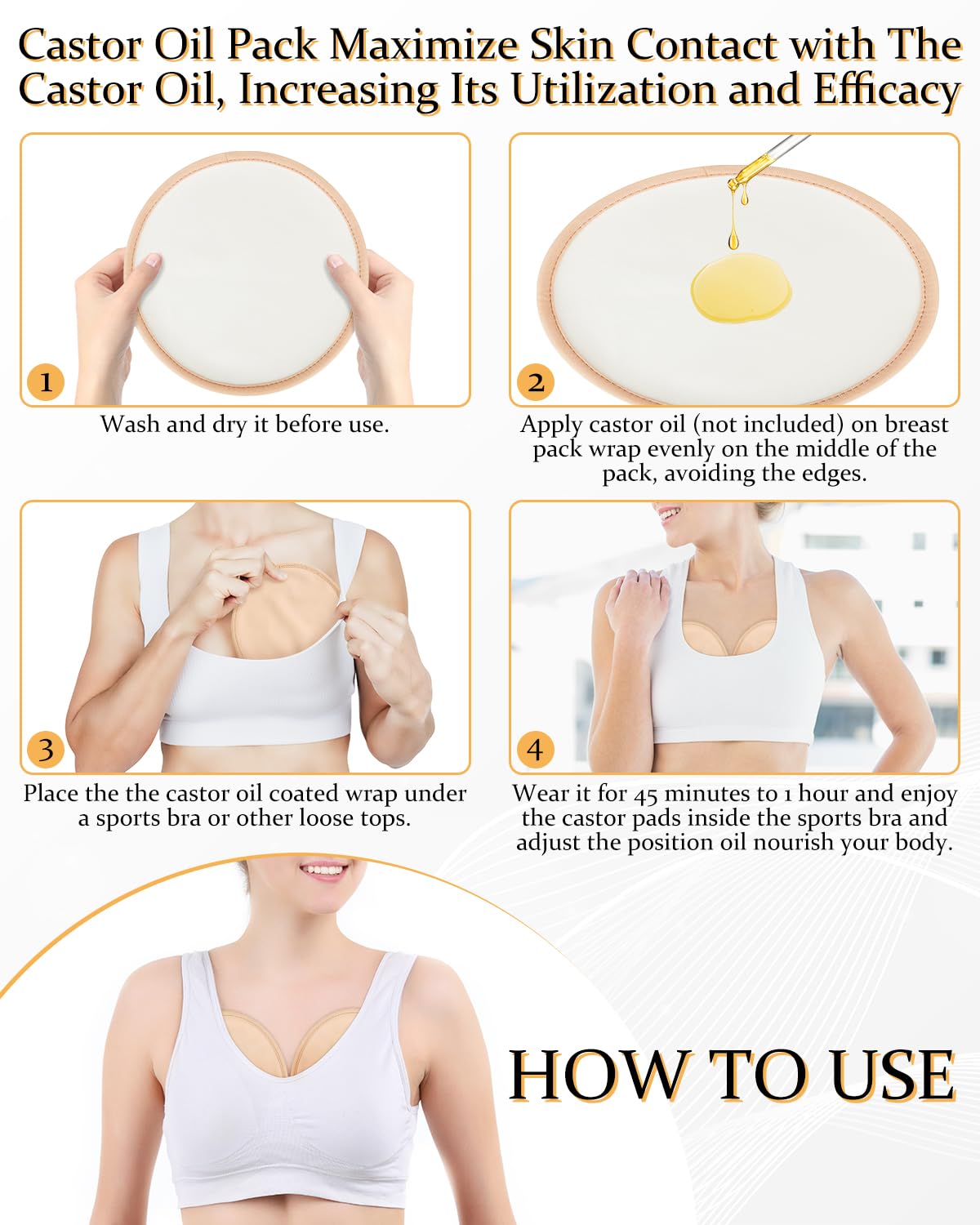 Khaki wrap worn during sleep for comfort
