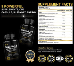 Shilajit Gold Complex lab-tested packaging and ingredients
