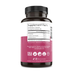Cranberry extract and Dandelion components showcased