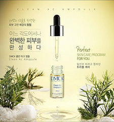 DMCK Ac Ampoule bottles arranged for display