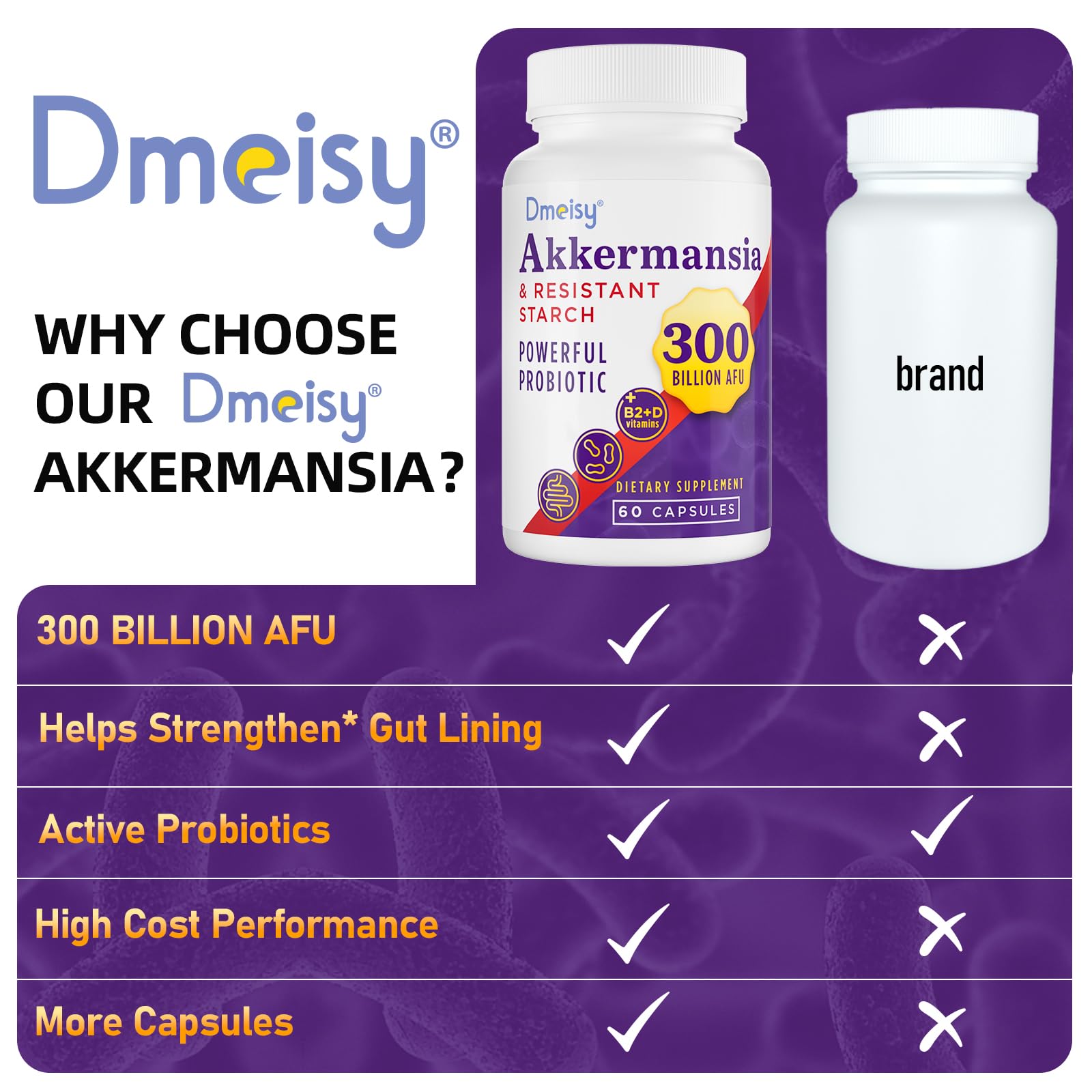 Dmeisy Akkermansia two-capsules dose readiness
