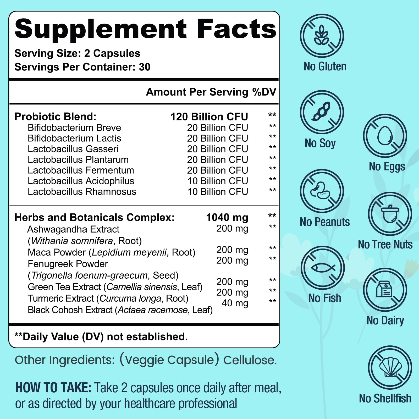 Dmeisy menopause-support capsules closeup signals hot-flash mood balance potential.