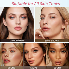 Dmktu eyebrow stamp application for precise, defined brows with easy use.