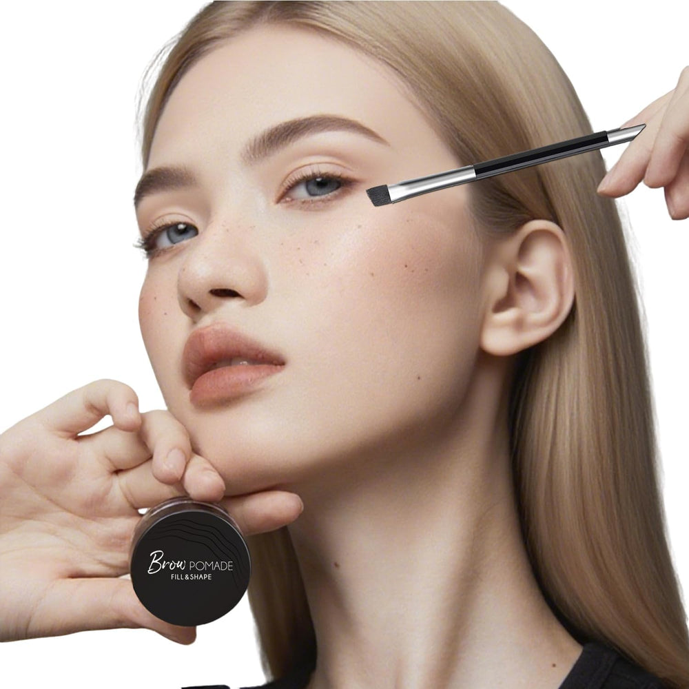 Dmktu EyebrowStencil Kit sponge applicator for easy blending.