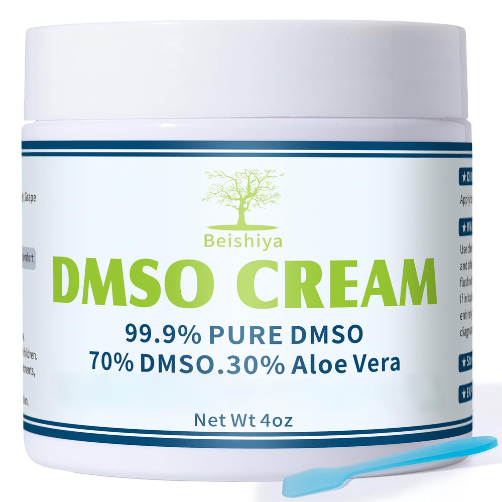 4 oz bottle of DMSO Cream with 99.9% DMSO and Aloe Vera