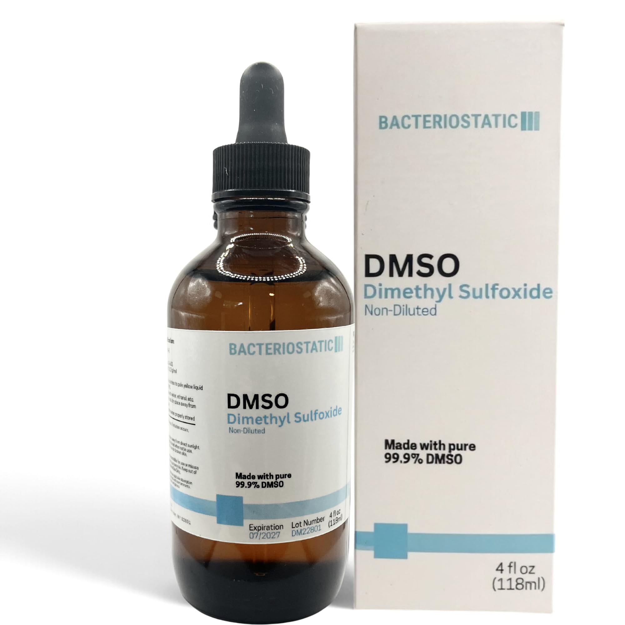 Pharmaceutical-grade DMSO with 99.9% purity label