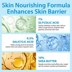 DNQYWODQ body stick with shea butter nourishing dry areas and reducing flakiness