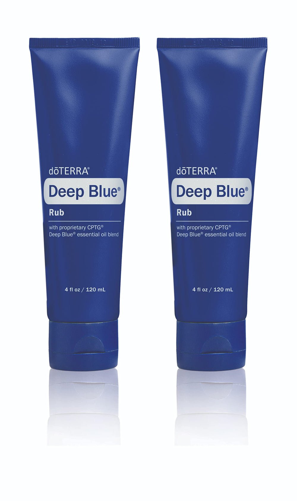 Front view of doTERRA Deep Blue Rub 4 oz 2-pack