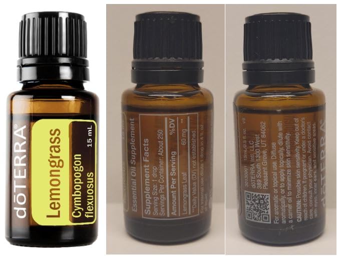 Aromatic notes of lemongrass essential oil: citrus, herbaceous, smoky