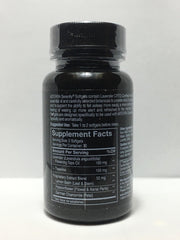 Close-up of doTERRA Serenity Softgels label