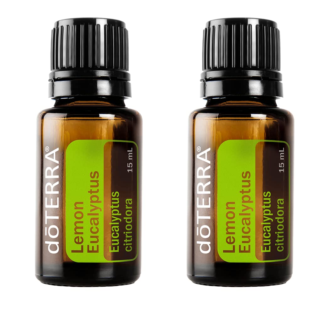 doTERRA Lemon Eucalyptus Oil (Eucalyptus citriodora) 2 Pack bottle
