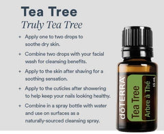Skincare use of Melaleuca essential oil