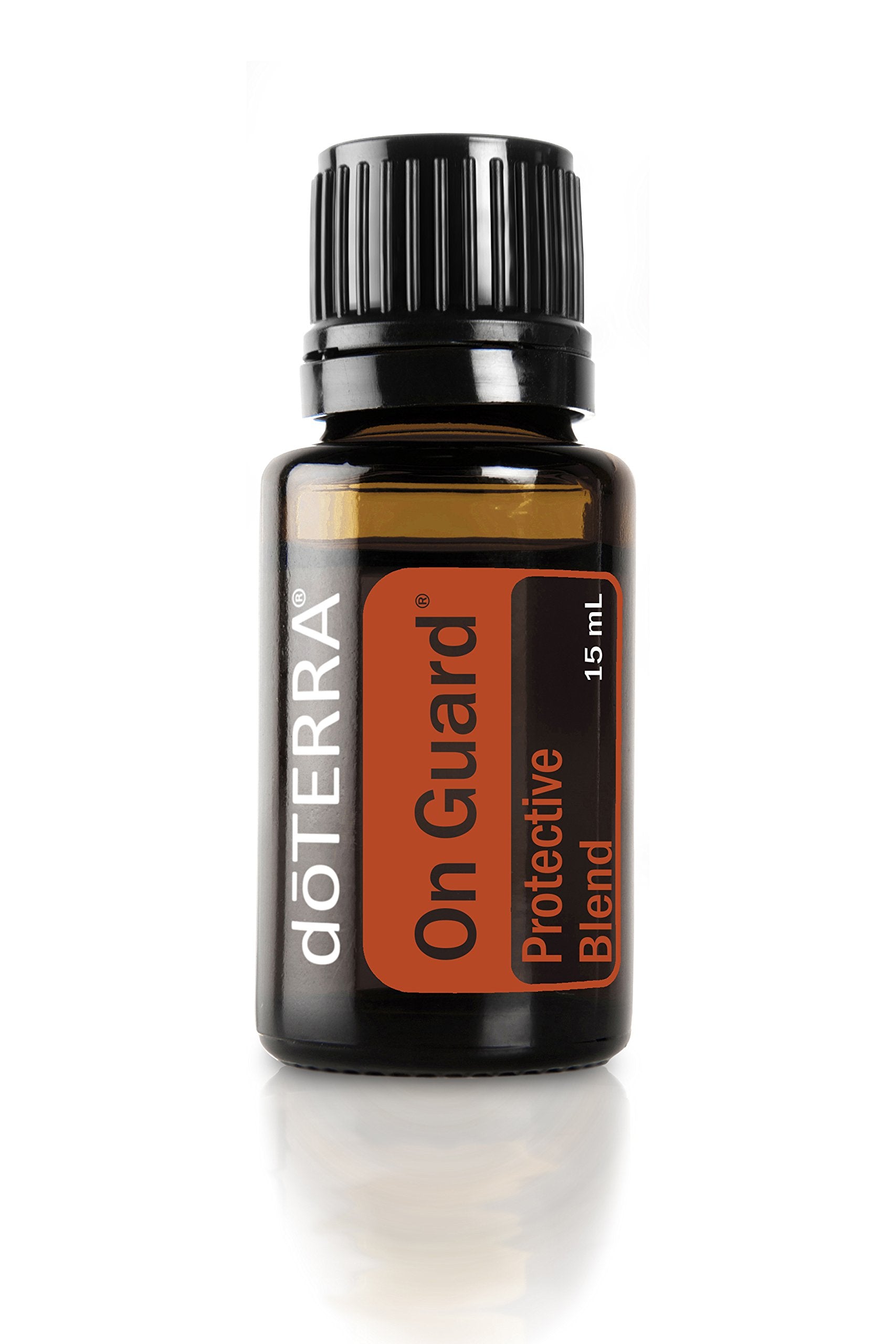 Front view of doTERRA On Guard 15 ml bottle