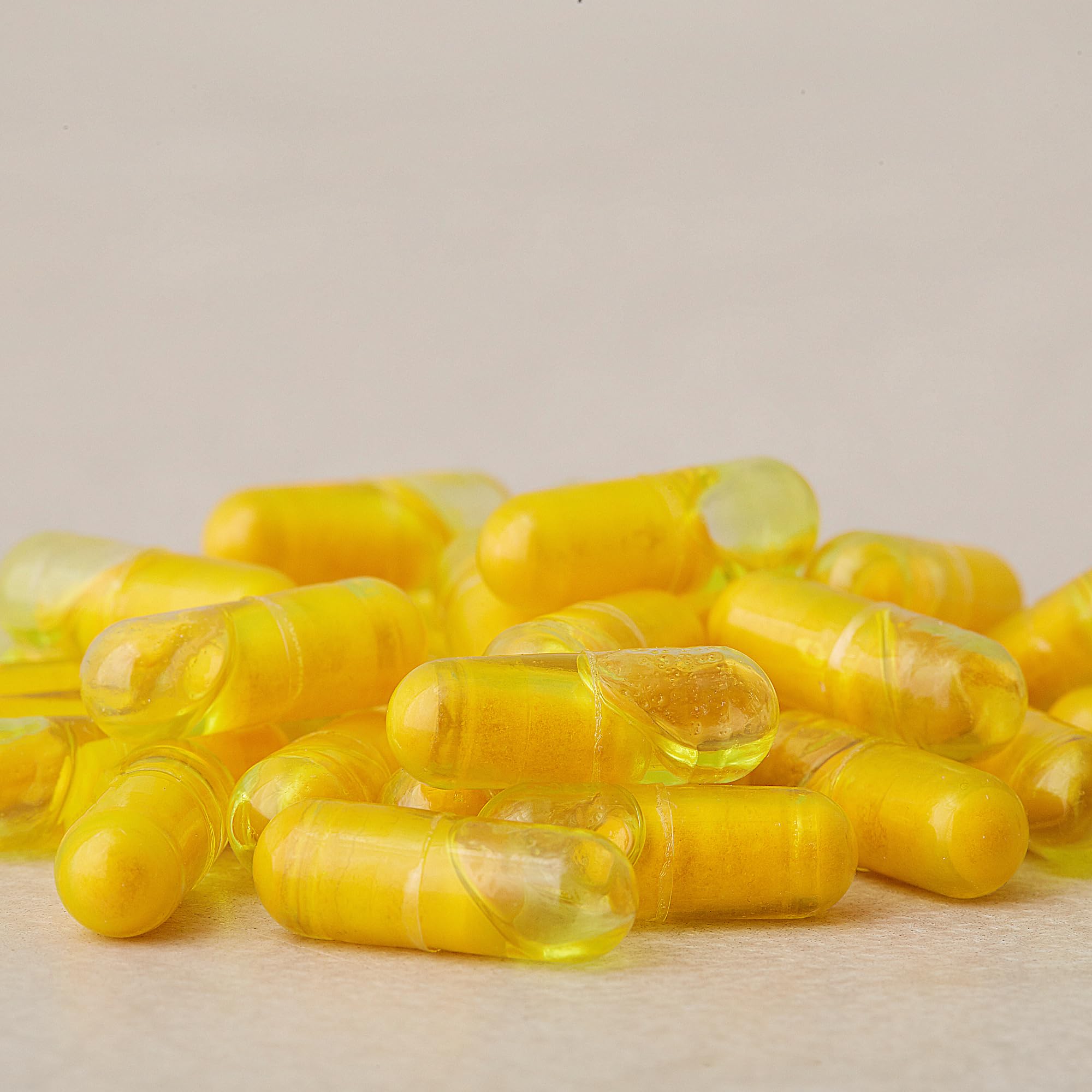 Close-up of doTERRA Turmeric Dual Chamber Capsules packaging highlighting CPTG certification