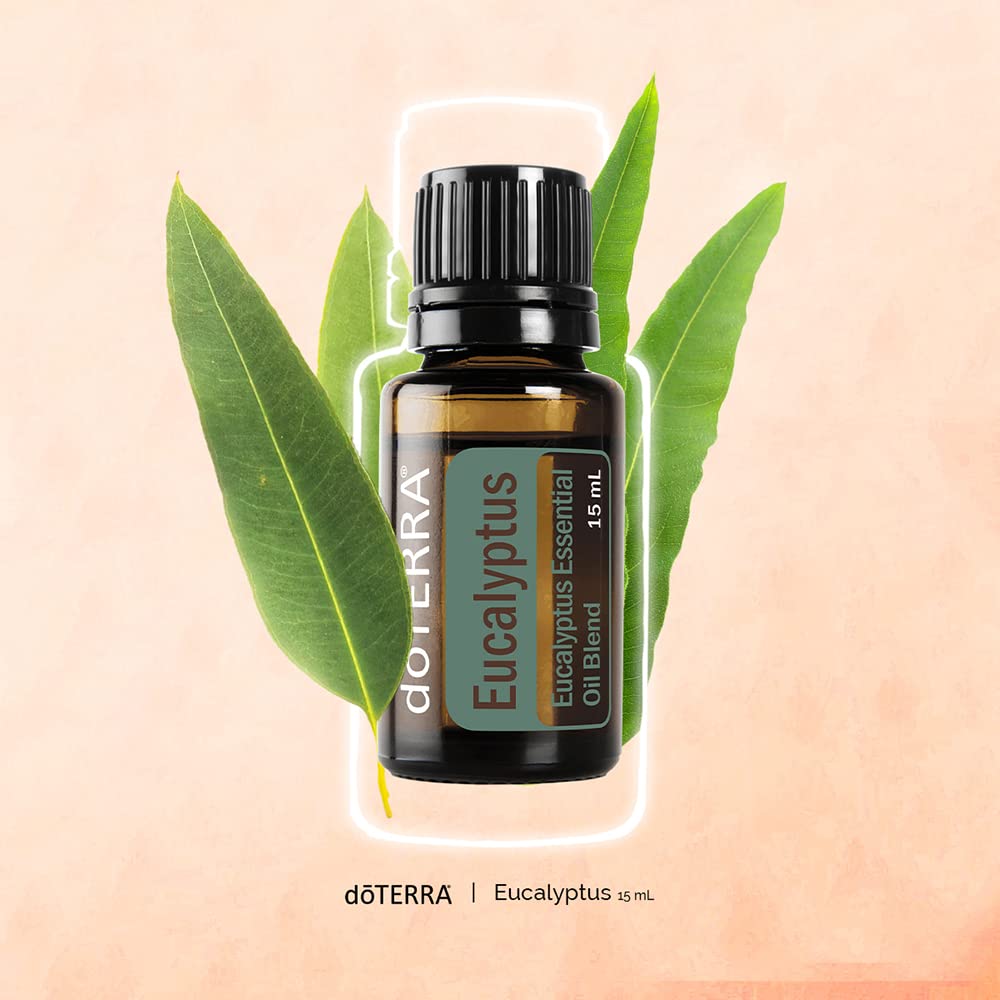 DoTERRA Eucalyptus Radiata Essential Oil 15 mL in a diffuser scene