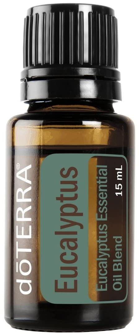 Bottle of doTERRA Eucalyptus Radiata Essential Oil 15 mL with front label