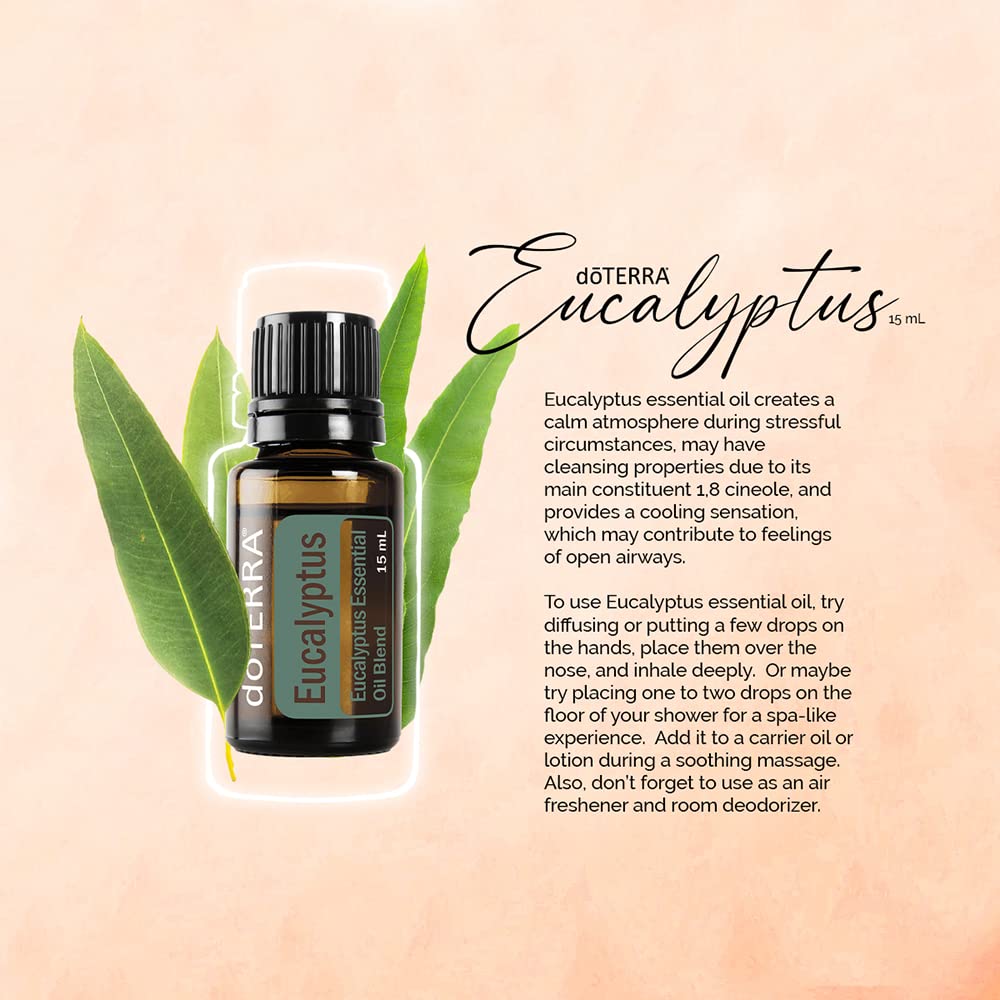 DoTERRA Eucalyptus Radiata Essential Oil 15 mL used for massage