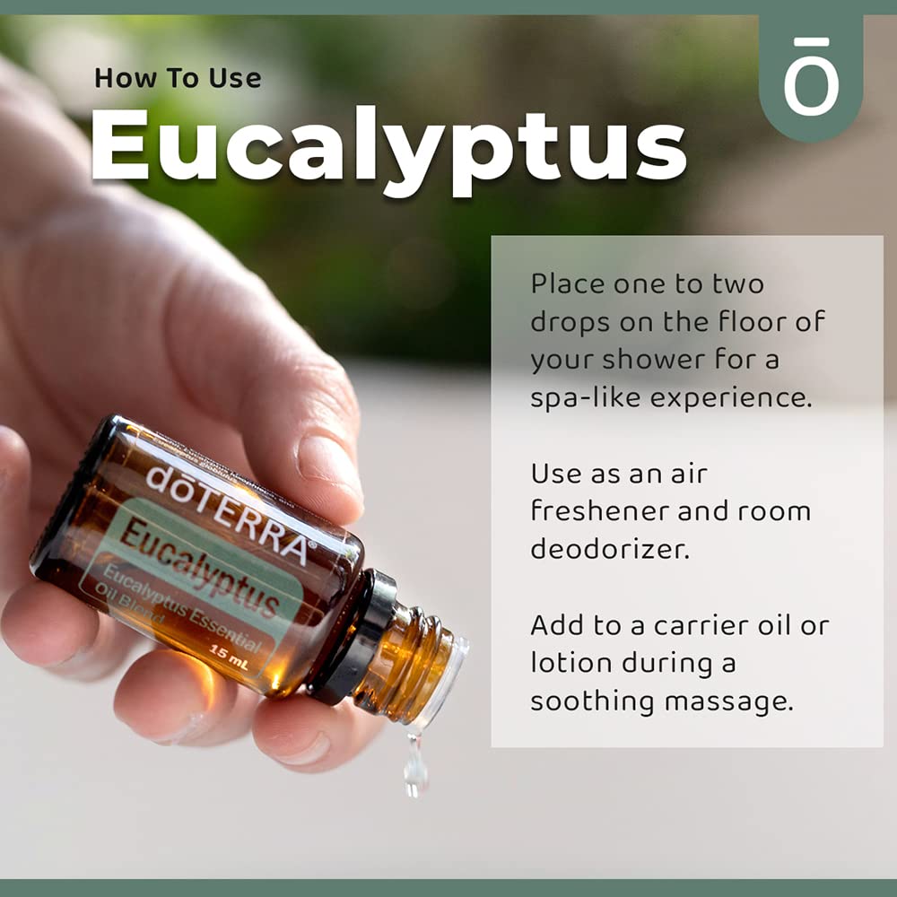 doTERRA Eucalyptus Radiata Essential Oil 15 mL with Lemon and Peppermint spray