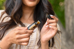 DoTERRA Wild Orange essential oil bottle showing cap