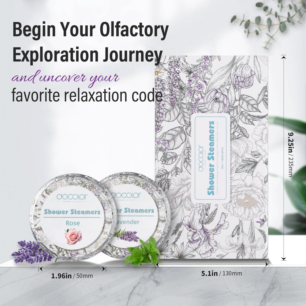 docolor mint shower steamer to refresh senses