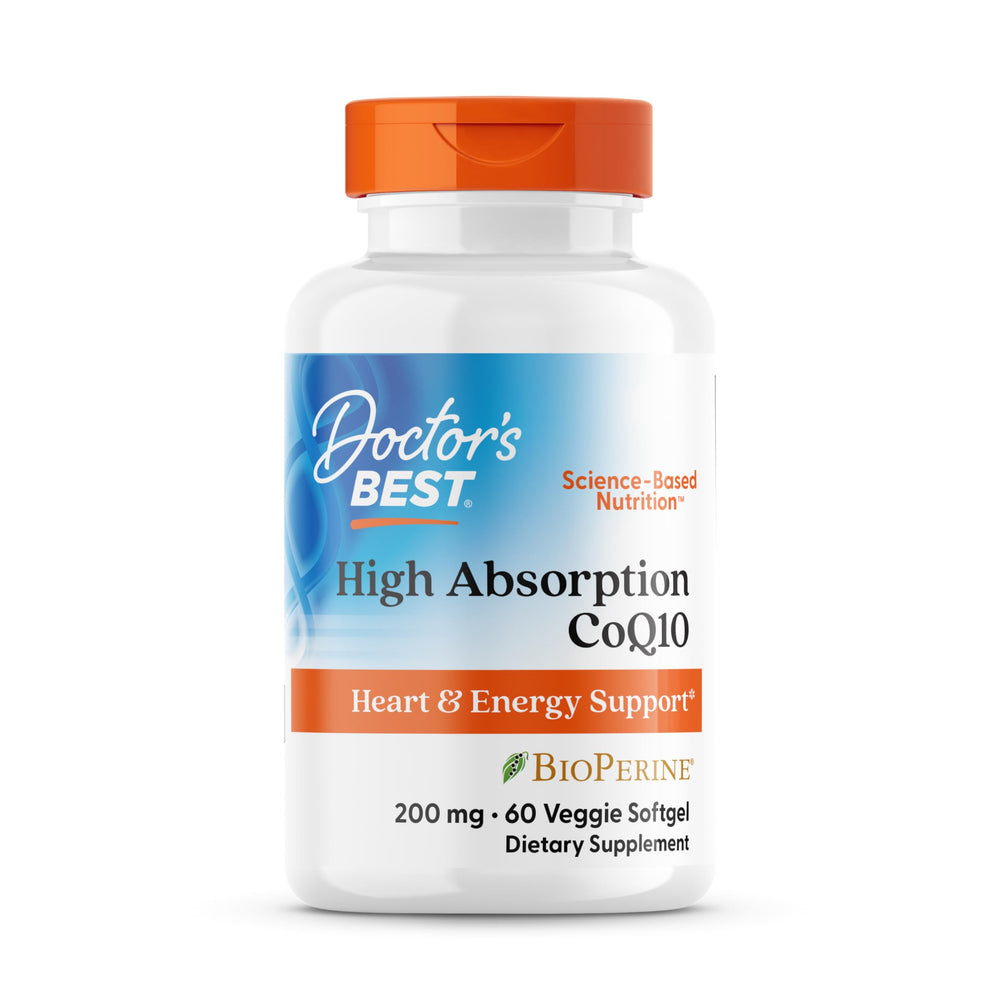 Doctor's Best High Absorption CoQ10 bottle and label