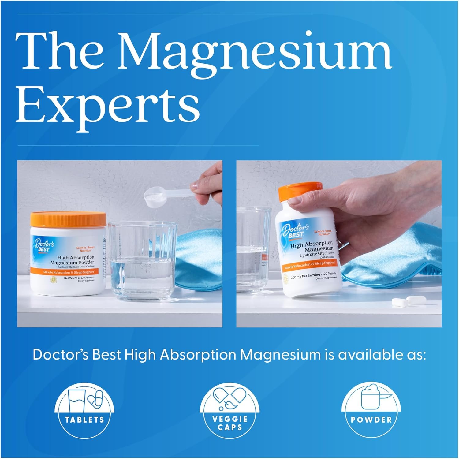 Laboratory-tested ingredients declaration for magnesium supplement